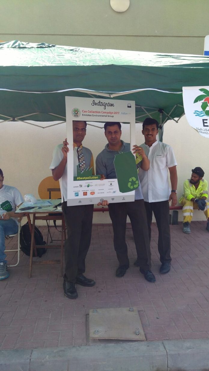 Grand Millennium Dubai Supports can collection campaign hosted by Emirates Environmental Group (EEG) Grand Millennium Dubai Supports can collection campaign hosted by Emirates Environmental Group (EEG)