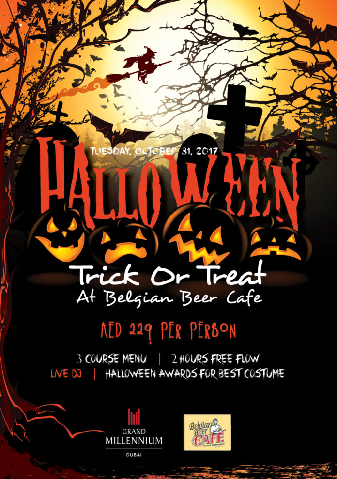 HALLOWEEN PARTY AT BELGIAN BEER CAFÉ IN GRAND MILLENNIUM DUBAI